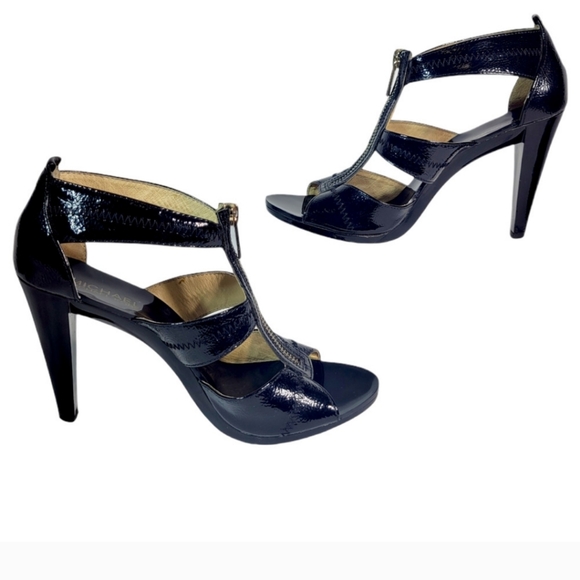 MICHAEL Michael Kors Black Berkley Heels 6.5 nwt - Picture 1 of 2